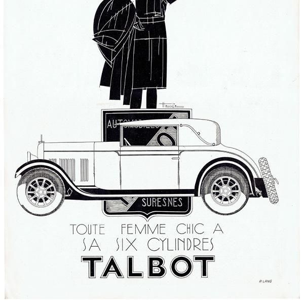 饷å TALBOT 1929ǯ / եơ 0205
