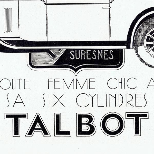 饷å TALBOT 1929ǯ / եơ 0205