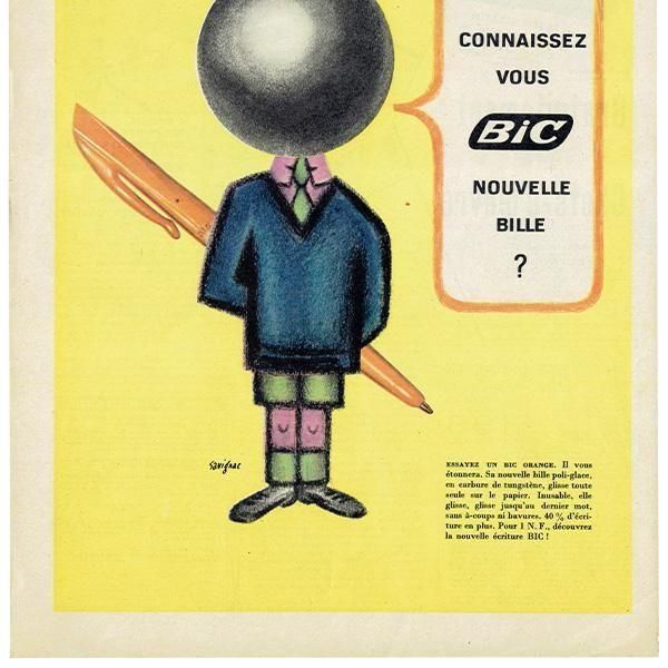 ˥å BIC ܡڥ ӥåܡ 1961ǯ ե󥹤θŤʥơ  0535