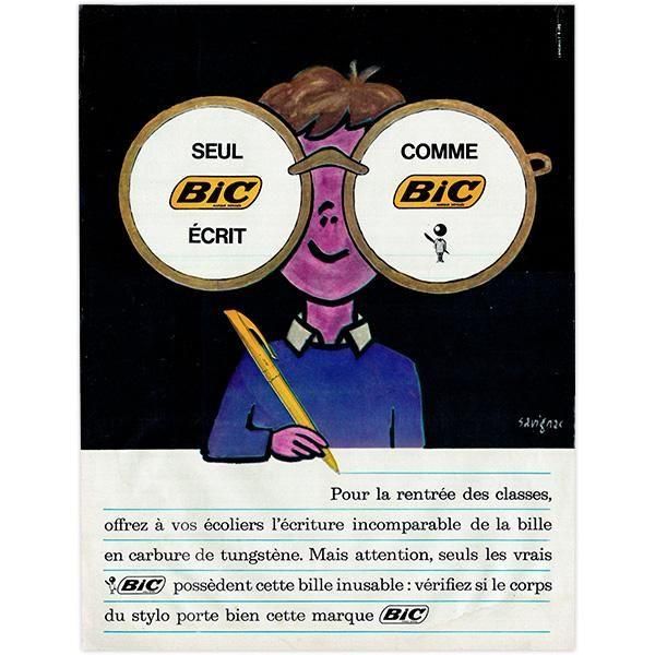 ˥å BIC ܡڥ 1963ǯ ե󥹤θŤʥơ  0536