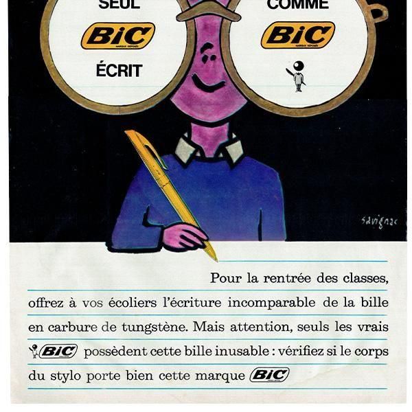 ˥å BIC ܡڥ 1963ǯ ե󥹤θŤʥơ  0536
