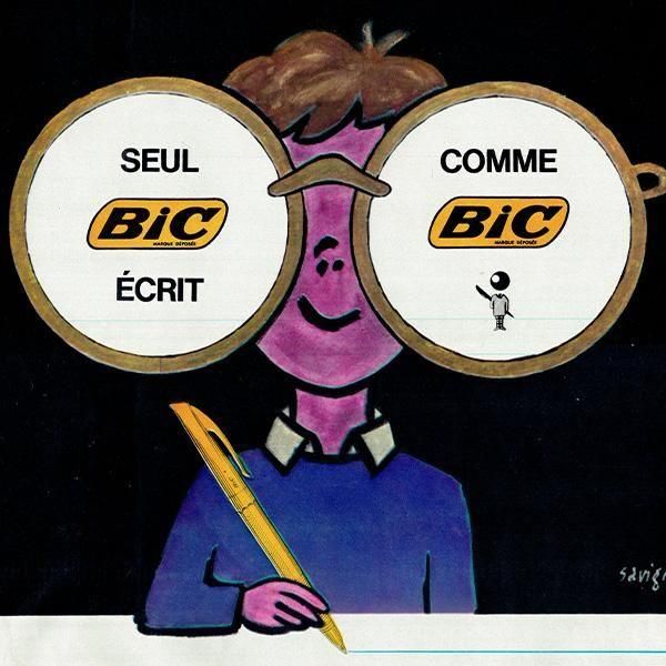 ˥å BIC ܡڥ 1963ǯ ե󥹤θŤʥơ  0536