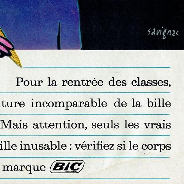 ˥å BIC ܡڥ 1963ǯ ե󥹤θŤʥơ  0536