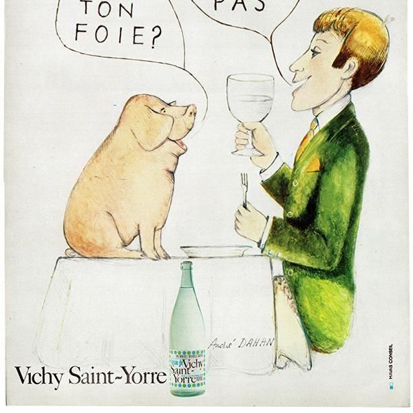 Vichy Saint-Yorre / å ʥ륹ѡ󥰥 1972ǯ ե󥹤θŤ André Dahanʥɥϥ  0540