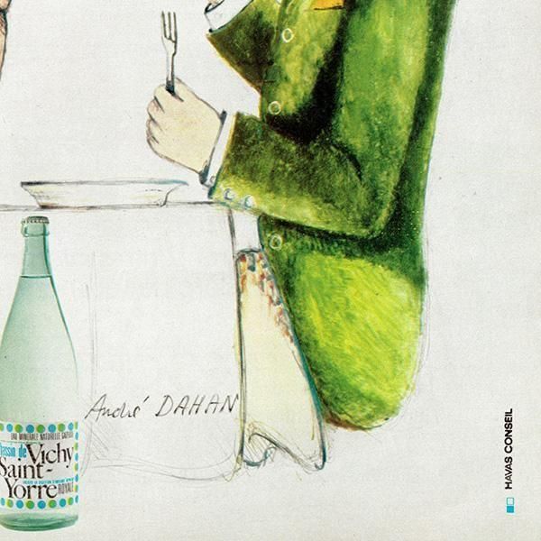 Vichy Saint-Yorre / å ʥ륹ѡ󥰥 1972ǯ ե󥹤θŤ André Dahanʥɥϥ  0540