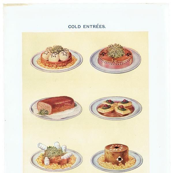 ߥӡȥβܤ 䤿 COLD ENTREES 1923ǯ ꥹƥץ 0170