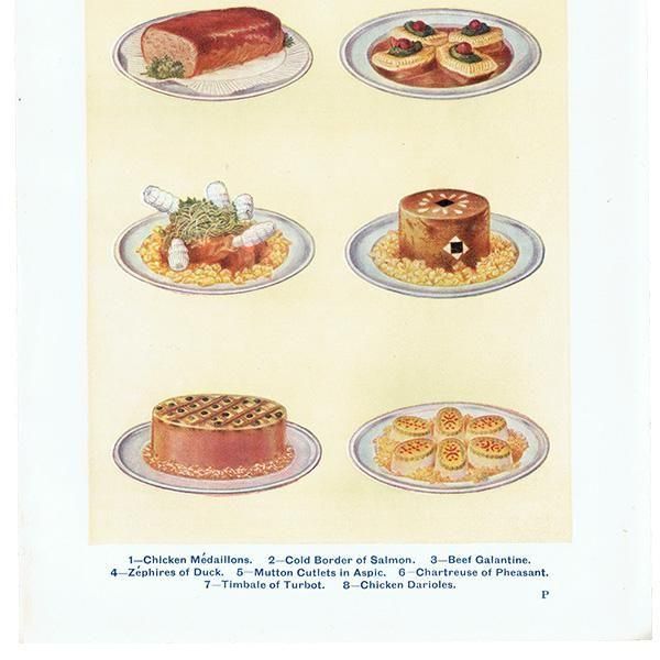 ߥӡȥβܤ 䤿 COLD ENTREES 1923ǯ ꥹƥץ 0170