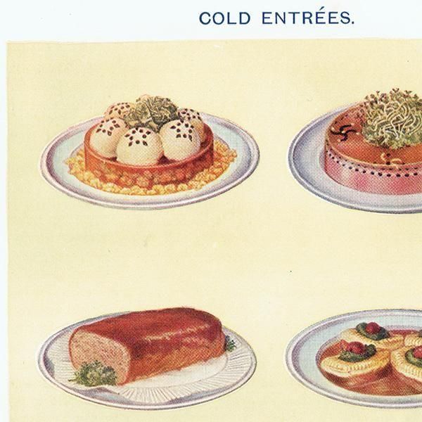ߥӡȥβܤ 䤿 COLD ENTREES 1923ǯ ꥹƥץ 0170