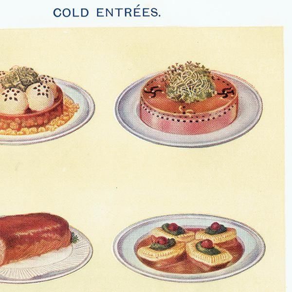 ߥӡȥβܤ 䤿 COLD ENTREES 1923ǯ ꥹƥץ 0170