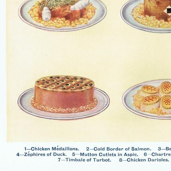 ߥӡȥβܤ 䤿 COLD ENTREES 1923ǯ ꥹƥץ 0170