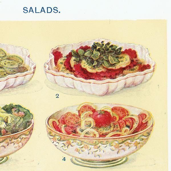 ߥӡȥβܤ  SALADS 1923ǯ ꥹƥץ 0171