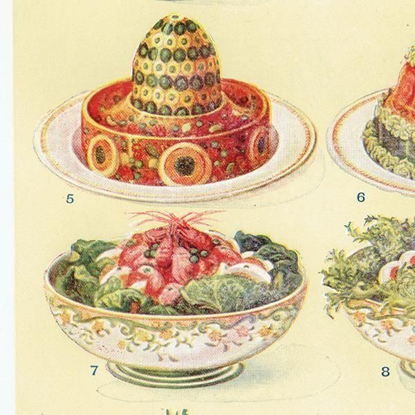 ߥӡȥβܤ  SALADS 1923ǯ ꥹƥץ 0171