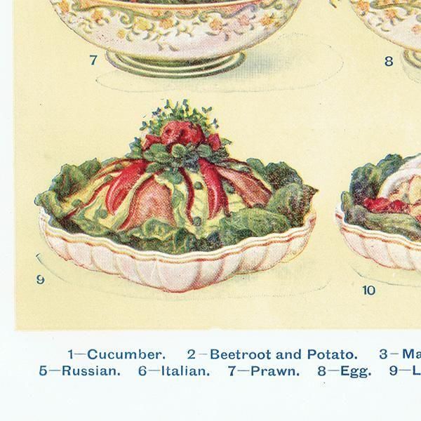 ߥӡȥβܤ  SALADS 1923ǯ ꥹƥץ 0171