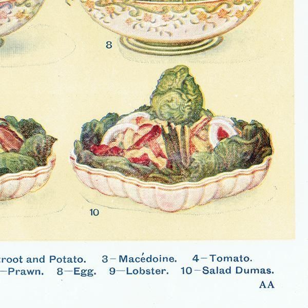 ߥӡȥβܤ  SALADS 1923ǯ ꥹƥץ 0171