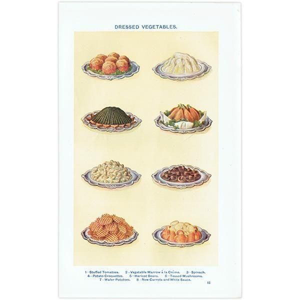 ߥӡȥβܤ  DRESSED VEGETABLES 1923ǯ ꥹƥץ 0174