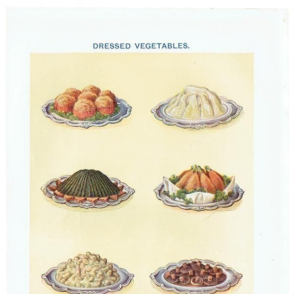 ߥӡȥβܤ  DRESSED VEGETABLES 1923ǯ ꥹƥץ 0174