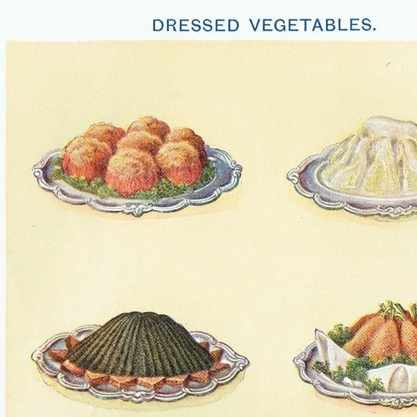 ߥӡȥβܤ  DRESSED VEGETABLES 1923ǯ ꥹƥץ 0174