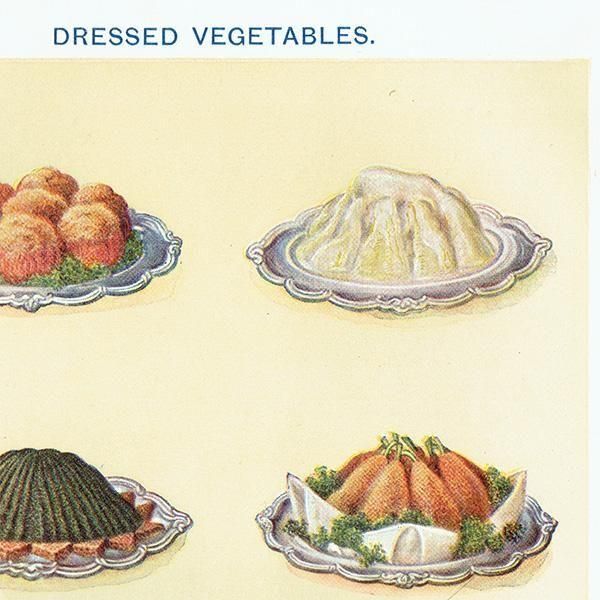 ߥӡȥβܤ  DRESSED VEGETABLES 1923ǯ ꥹƥץ 0174