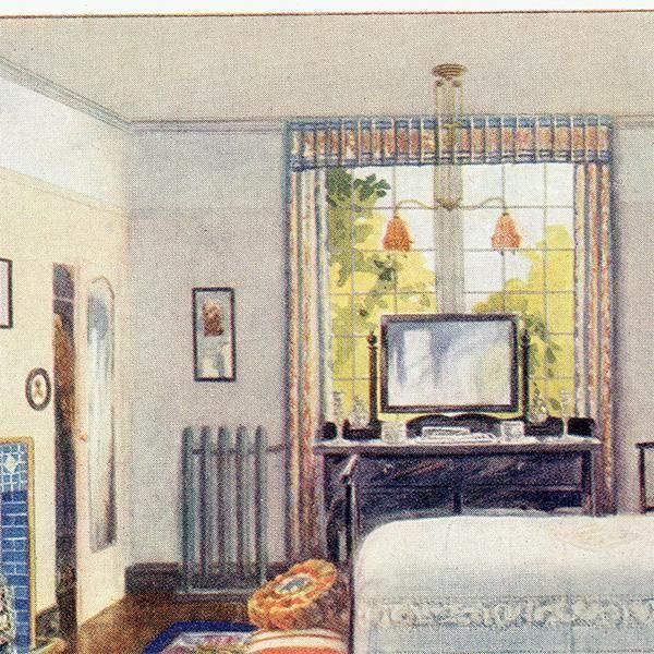 ߥӡȥβܤ ʥ٥åɥ롼  MODERN BEDROOM 1923ǯ ꥹƥץ 0175