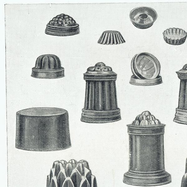 ߥӡȥβܤ ޤޤʥ⡼  PUDDING,ICE,CAKE and OTHER MOULDS 1923ǯ ꥹƥץ 0176
