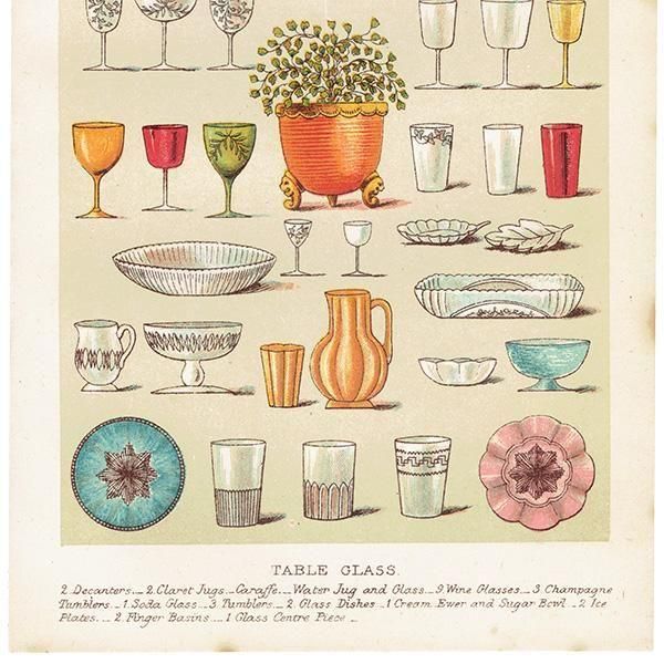 ߥӡȥβܤ TABLE GLASS ޤޤʥ饹 1898ǯ ꥹƥץ 0177