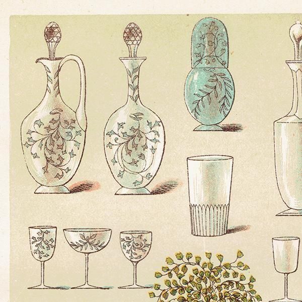ߥӡȥβܤ TABLE GLASS ޤޤʥ饹 1898ǯ ꥹƥץ 0177