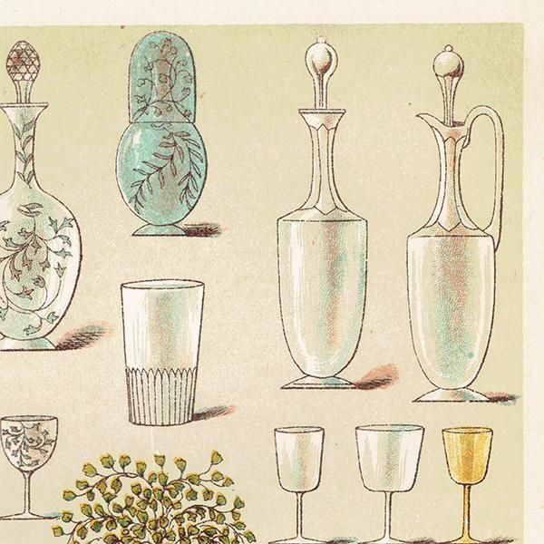 ߥӡȥβܤ TABLE GLASS ޤޤʥ饹 1898ǯ ꥹƥץ 0177
