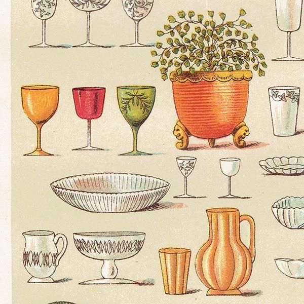 ߥӡȥβܤ TABLE GLASS ޤޤʥ饹 1898ǯ ꥹƥץ 0177