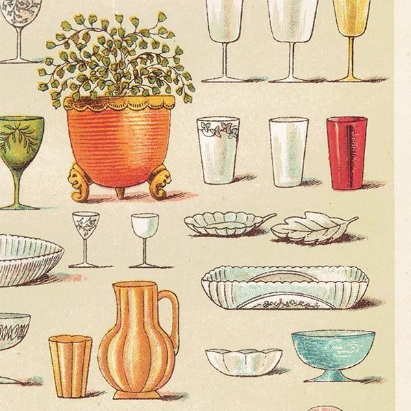 ߥӡȥβܤ TABLE GLASS ޤޤʥ饹 1898ǯ ꥹƥץ 0177