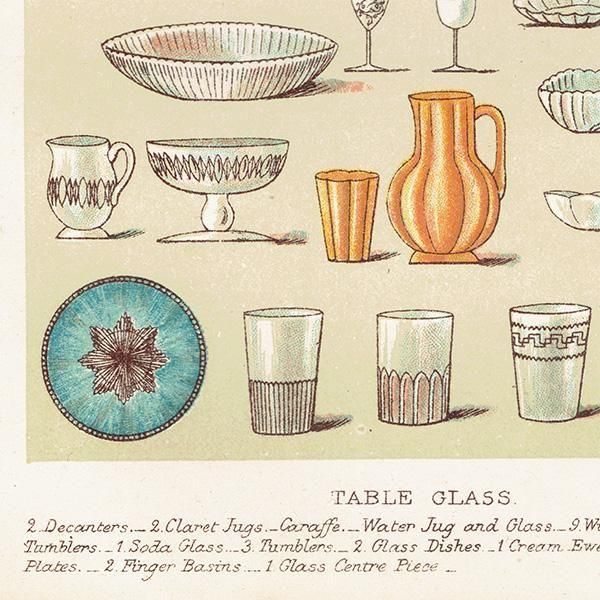 ߥӡȥβܤ TABLE GLASS ޤޤʥ饹 1898ǯ ꥹƥץ 0177