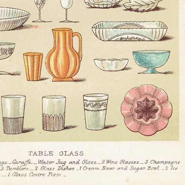 ߥӡȥβܤ TABLE GLASS ޤޤʥ饹 1898ǯ ꥹƥץ 0177
