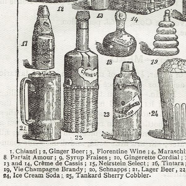 ߥӡȥβܤ WINES, SPRITS AND LIQUEURS 磻󡢥ԥåġꥭ塼 1898ǯ ꥹƥץ 0178