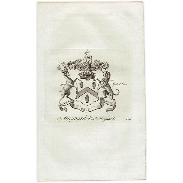 英国貴族の紋章 「Maynard Viscounts Maynard(メイナード子爵 英国貴族の紋章 「Maynard Viscounts Maynard(メイナード子爵