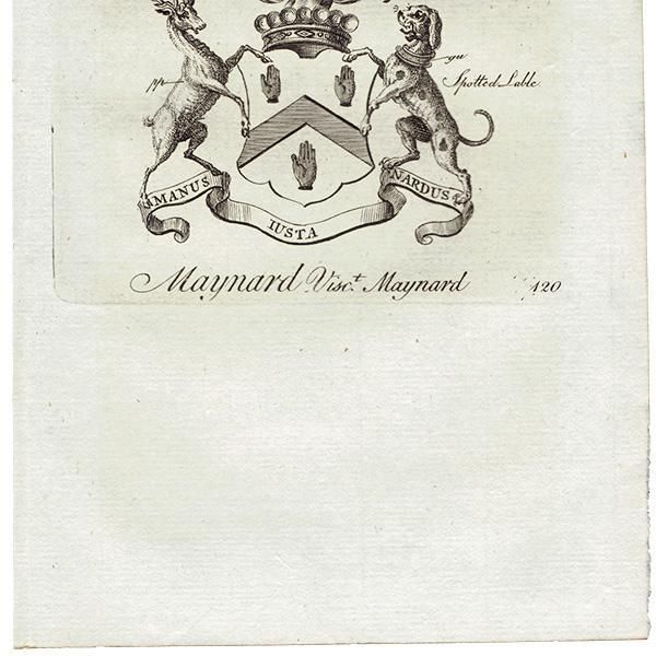 ѹ² Maynard Viscounts MaynardʥᥤʡɻҼߡˡ   ƥ ץ 1779ǯ  |  1236