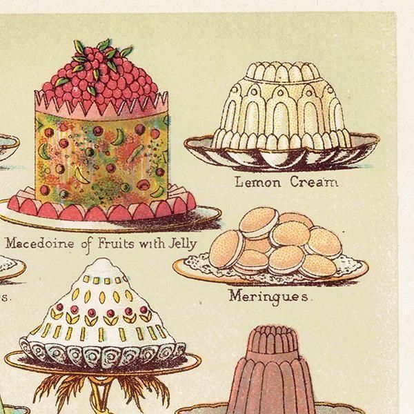 ߥӡȥβܤ JELLIES,CREAMS and SWEET DISHES ꡼ʤɥ 1898ǯ ꥹƥץ 0185