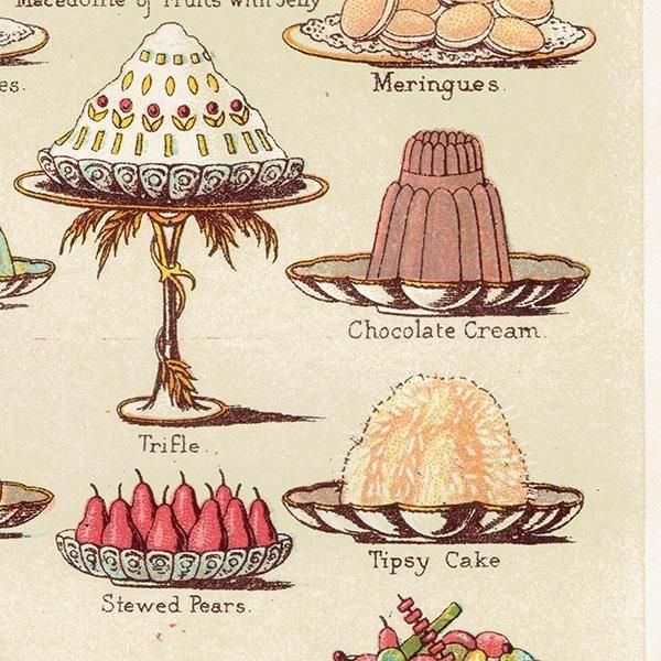ߥӡȥβܤ JELLIES,CREAMS and SWEET DISHES ꡼ʤɥ 1898ǯ ꥹƥץ 0185