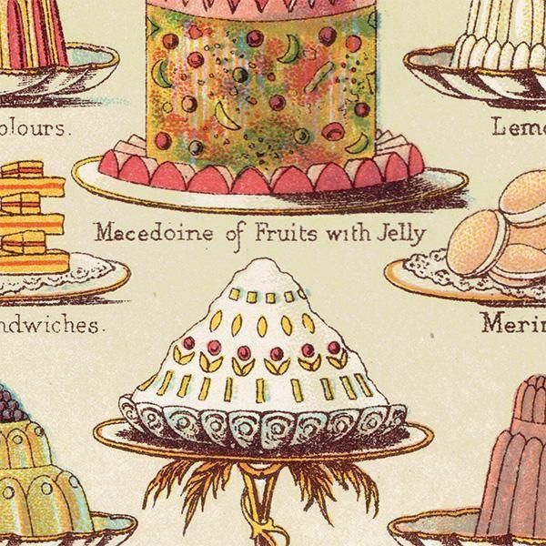 ߥӡȥβܤ JELLIES,CREAMS and SWEET DISHES ꡼ʤɥ 1898ǯ ꥹƥץ 0185