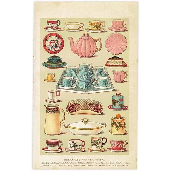 ߥӡȥβܤ BREAKFAST AND TEA CHINA īѤμ 1898ǯ ꥹƥץ 0189