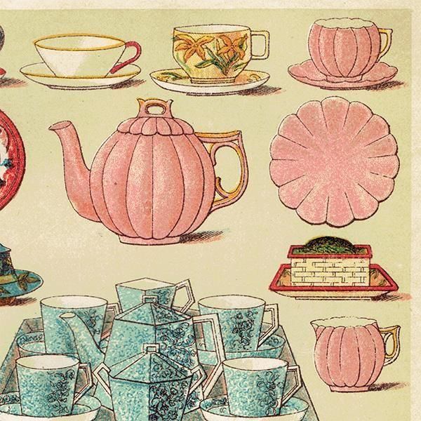ߥӡȥβܤ BREAKFAST AND TEA CHINA īѤμ 1898ǯ ꥹƥץ 0189