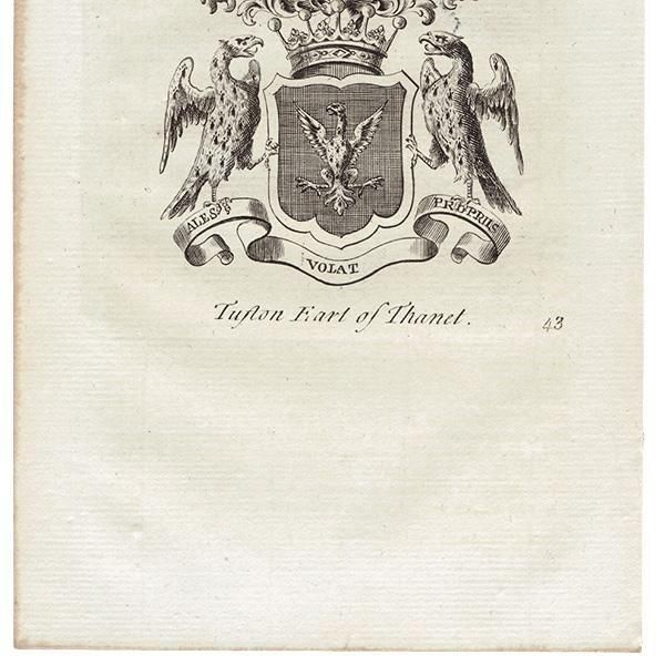 英国貴族の紋章 「Courtenay Viscount Courtenay（コートネイ