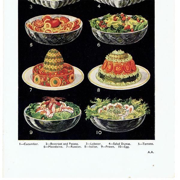 ߥӡȥβܤ SALADS  1949ǯ ꥹƥץ 0198<img class='new_mark_img2' src='https://img.shop-pro.jp/img/new/icons5.gif' style='border:none;display:inline;margin:0px;padding:0px;width:auto;' />