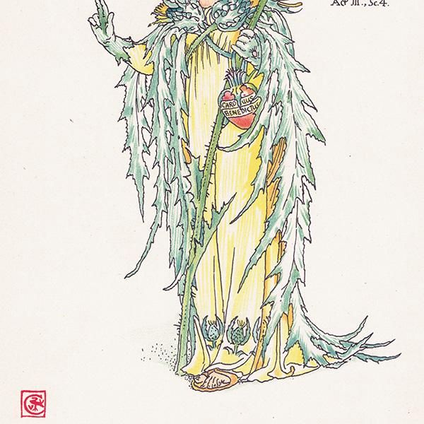 ʤ륢ߡHoly Thistle Flowers from Shakespeares Garden  륿쥤 1906ǯ  | 2008