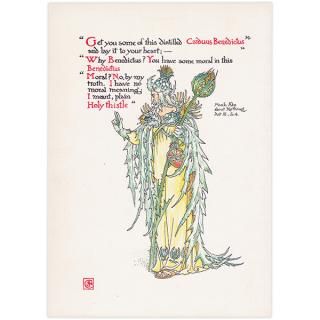 ʤ륢ߡHoly Thistle Flowers from Shakespeares Garden  륿쥤 1906ǯ  | 2008