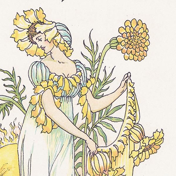 79A①1900年代アンティークミュージックブック　イラスト　ウォルタークレーン WALTER CRANE AS A BOOK ILLUSTRATOR | maintent