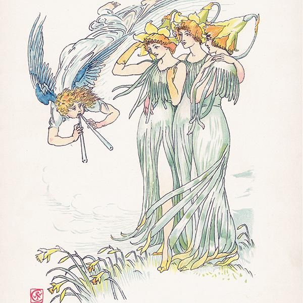 Daffodilsʥ Flowers from Shakespeares Garden  륿쥤 1906ǯ  | 2019