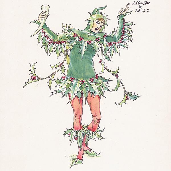 Hollyʥҥ饮 Flowers from Shakespeares Garden  륿쥤 1906ǯ  | 2020