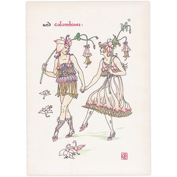 Columbinesʥޥ Flowers from Shakespeares Garden  륿쥤 1906ǯ  | 2025