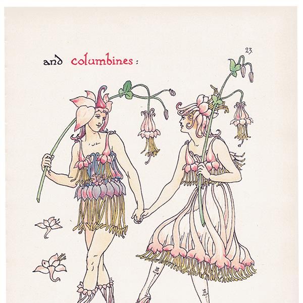 Columbinesʥޥ Flowers from Shakespeares Garden  륿쥤 1906ǯ  | 2025
