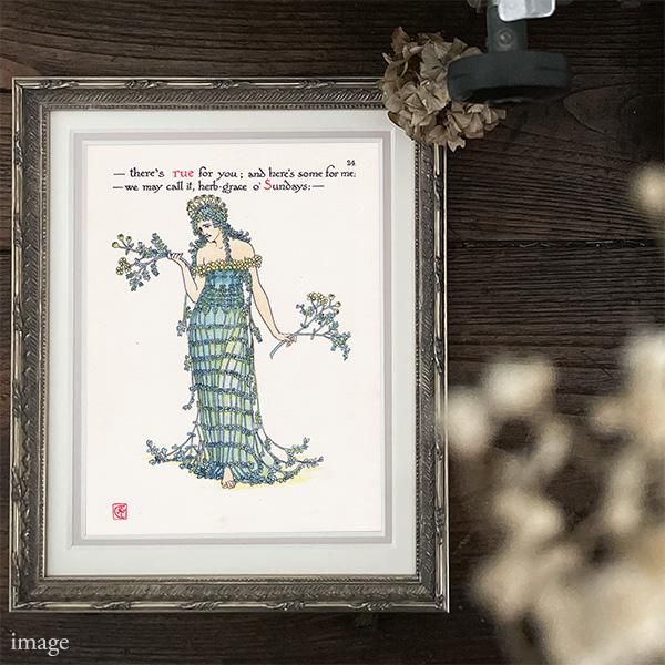 Rueʥ롼 / Herb-grace Flowers from Shakespeares Garden  륿쥤 1906ǯ  | 2029