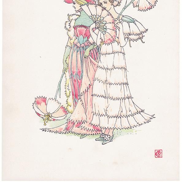 ͡carnations Flowers from Shakespeares Garden  륿쥤 1906ǯ  | 2032